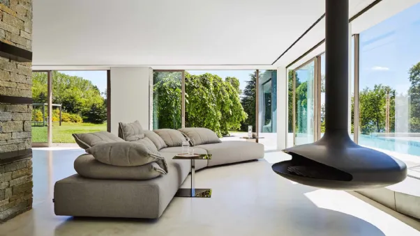 Divano di design in tessuto Flick Flack di Ditre Italia