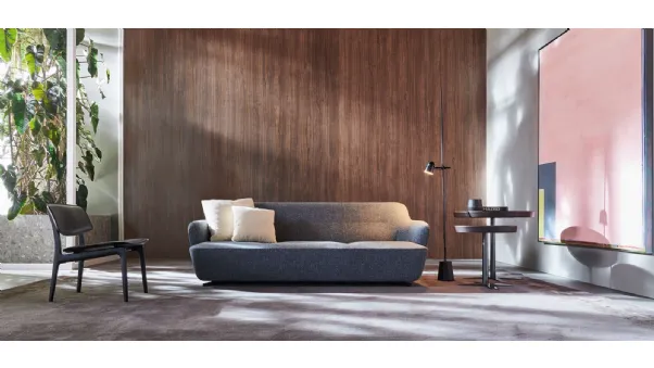 Divano di design lineare in tessuto South Kensington di Molteni & C