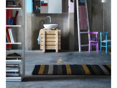 Sedia in faggio laccato colorato di dimensioni ridotte, adatta per bambini, Cherish Kids di Horm
