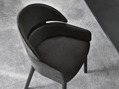 Sedia in pelle Lloyd di Fiam