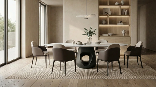 Sedia Piccadilly Poltroncina in tessuto e pelle di Horm