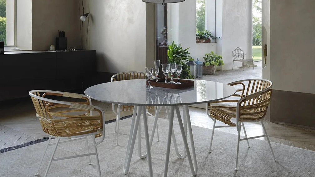 Sedia Raphia Rattan di Horm