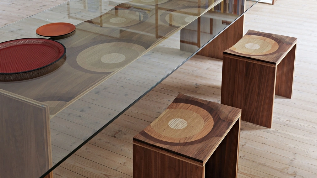 Sgabello Ripples di Horm