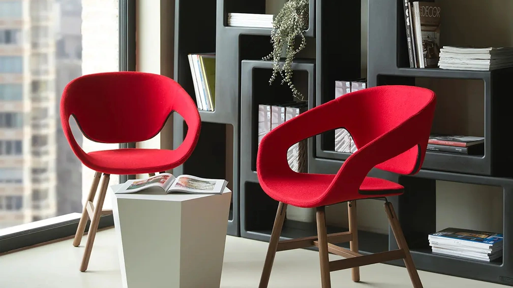 Sedia Vad Wood Imbottita di Horm