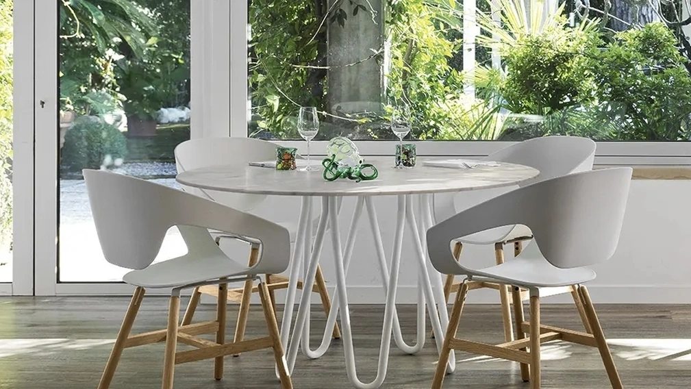 Sedia Vad Wood Polipropilene di Horm