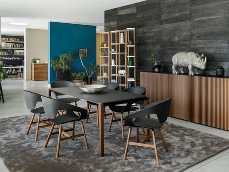 Sedia Vad Wood Polipropilene di Horm