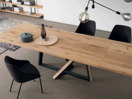 Tavolo di design allungabile in legno Wien di Alta Corte