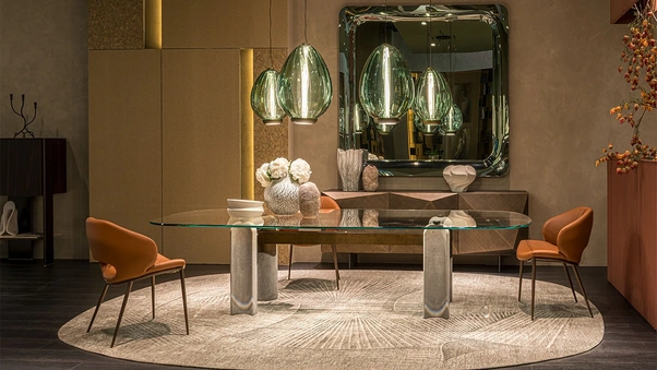 Tavolo Bilbao Glass di Cattelan Italia