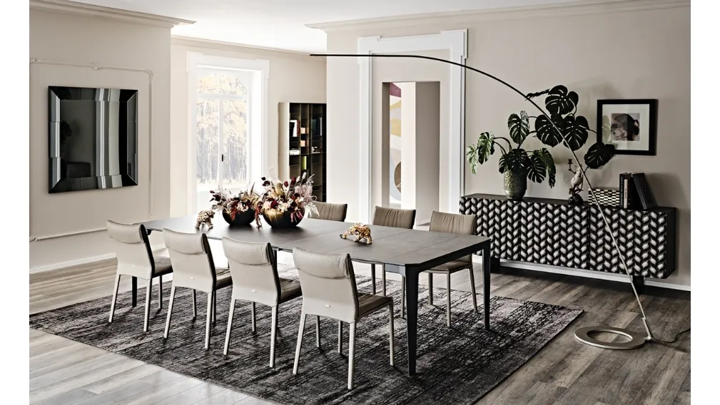 Consolle allungabile con piano in laminato Nemo di Cattelan Italia