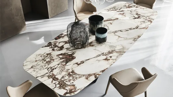 Tavolo in ceramica Skorpio Keramik di Cattelan Italia