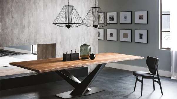 Tavolo con piano in legno Stratos Wood di Cattelan Italia