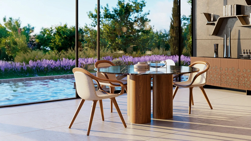 Tavolo Marina Rotondo di Horm