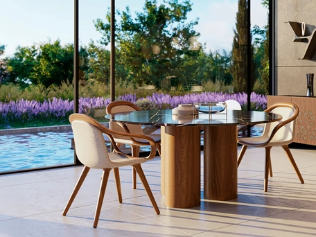 Tavolo Marina Rotondo di Horm