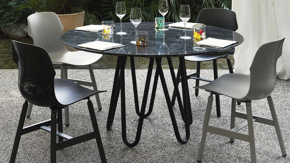 Tavolo Meduse Marmo di Horm