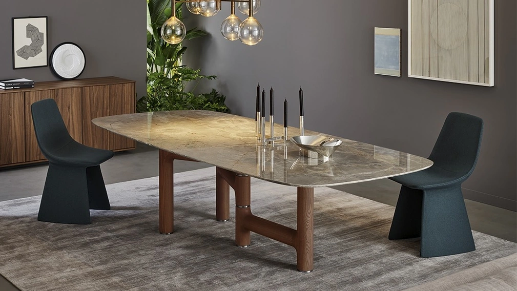 Tavolo Pivot-Marmo Bonaldo