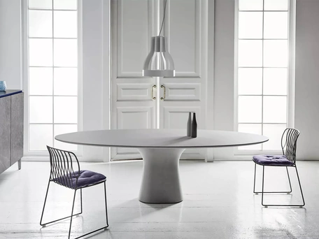 Tavolo Podium in cemento di Bontempi