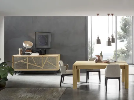 Tavolo in rovere Stoccolma di Alta Corte