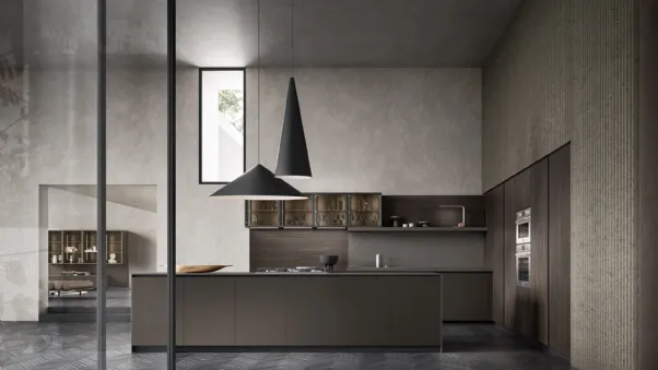 Cucina Design con isola Aroma 03 di Pedini