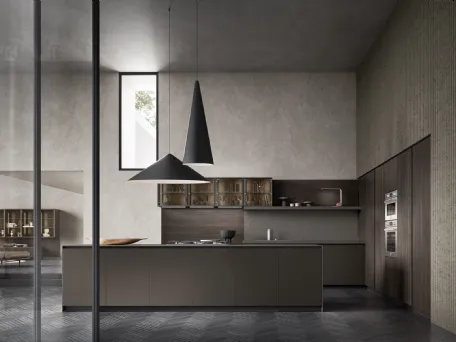 Cucina Design con isola Aroma 03 di Pedini