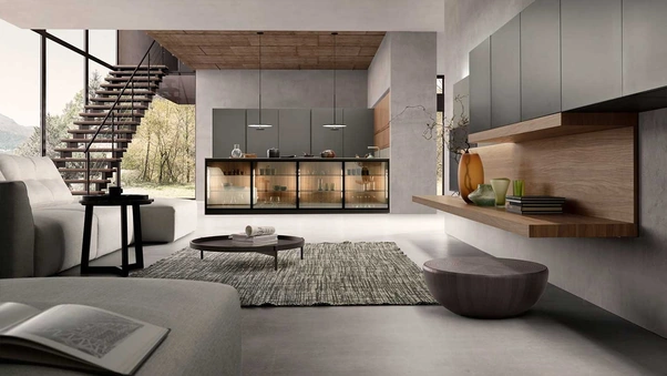 Cucina Design con penisola Aroma 02 di Pedini