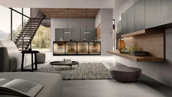 Cucina Design con penisola Aroma 02 di Pedini