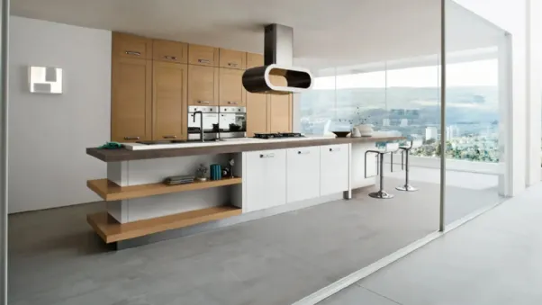 Cucina Moderna Sistema Legno di Ar-Tre