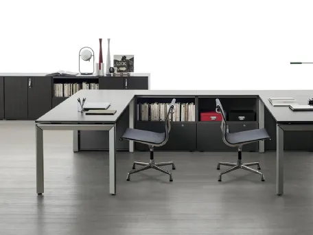 Scrivania operativa Point comp 4 di Citterio Office